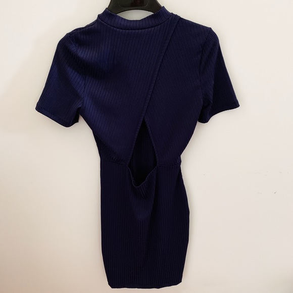 Nasty Gal ‘Whatcha Gonna Do’ Ribbed Bodycon Dress - Picture 4 of 6